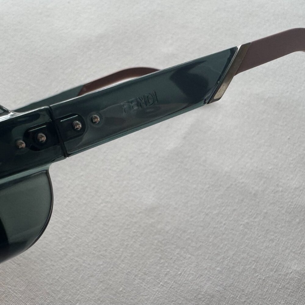 FENDI Unisex Ff M0084/s Grey Unisex S In Grau - Picture 5 of 6